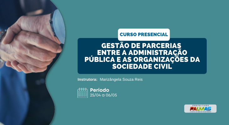 Prefeitura de Palmas realiza curso sobre parcerias entre o poder público e organização social