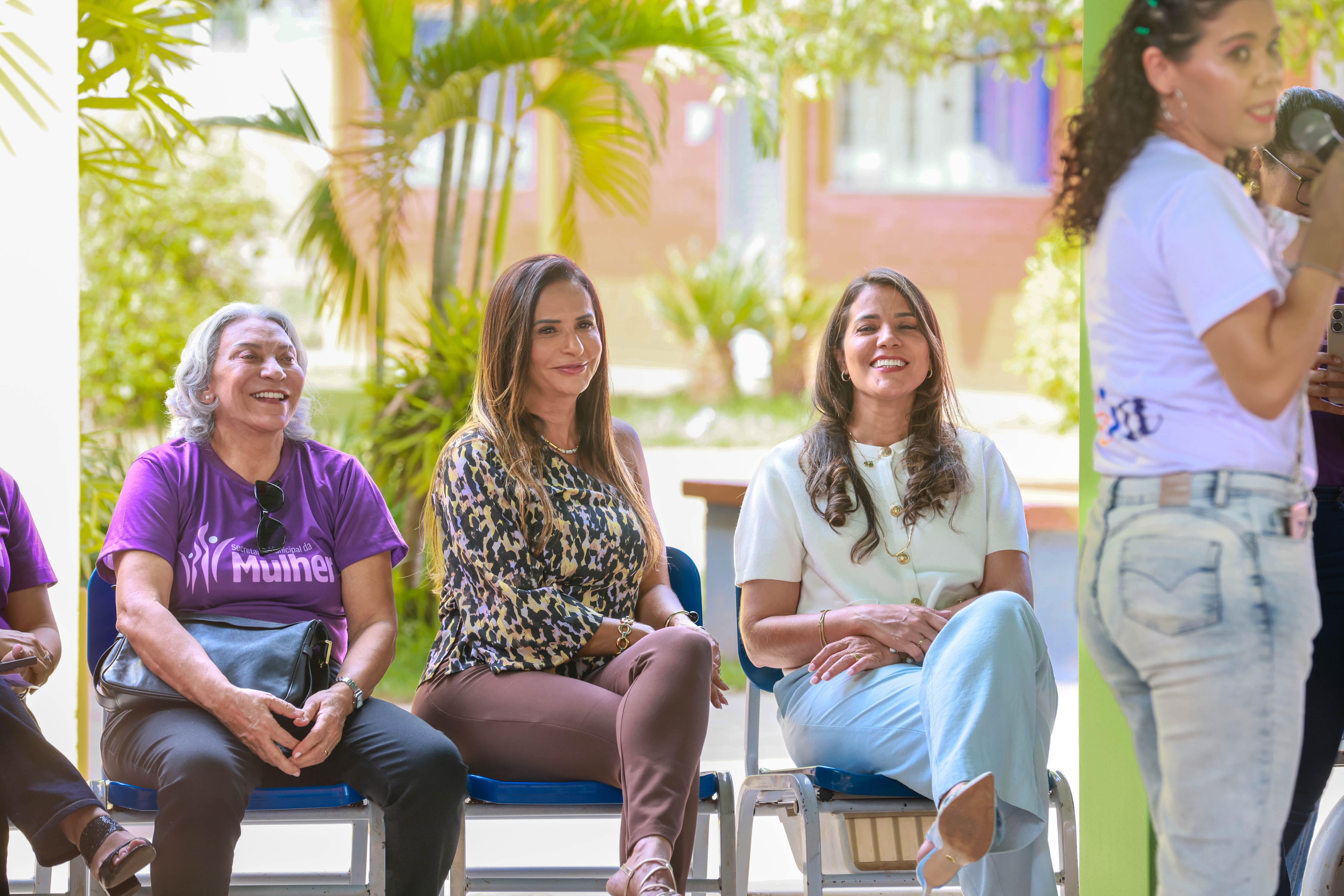 Data: 14/05/2025. Ação educativa sobre os direitos das mulheres na Escola Municipal Mestre Pacífico Siqueira Campos