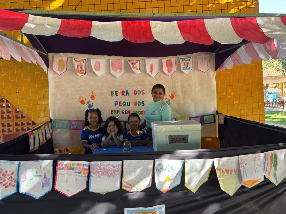Cmei Sítio do Pica-Pau Amarelo inicia projeto de empreendedorismo com produção de geladinhos, docinhos e pipoca