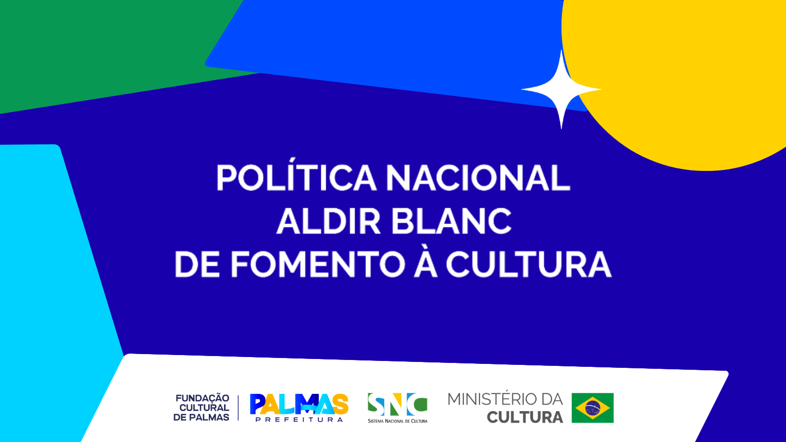 Fundação Cultural de Palmas divulga listas finais de admissibilidade de dois editais do Ciclo 2 da Política Nacional Aldir Blanc
