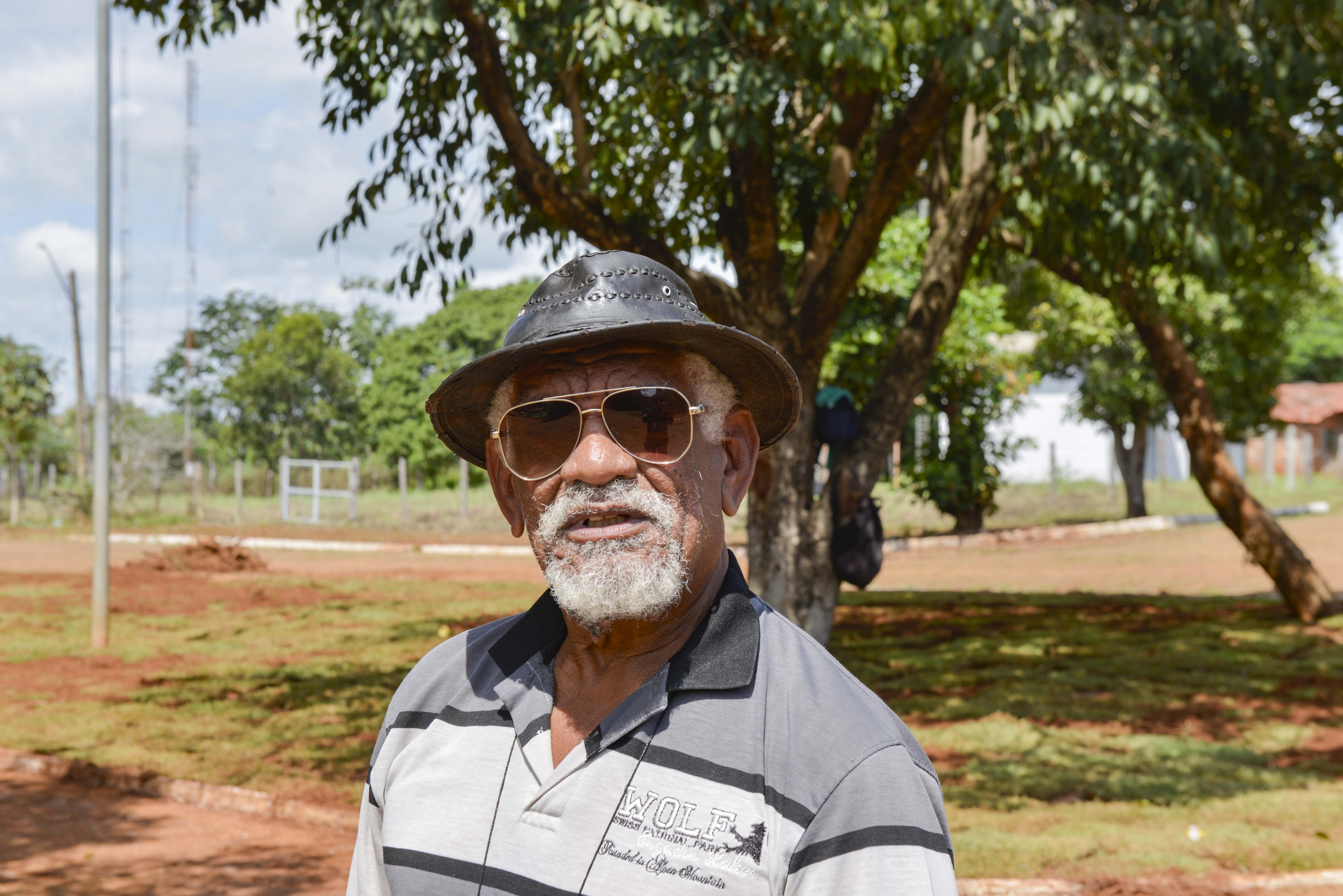 Epaminondas Rodrigues da Silva é morador de Buritirana há 25 anos, e está feliz com a revitalização que está sendo feita nos espaços públicos