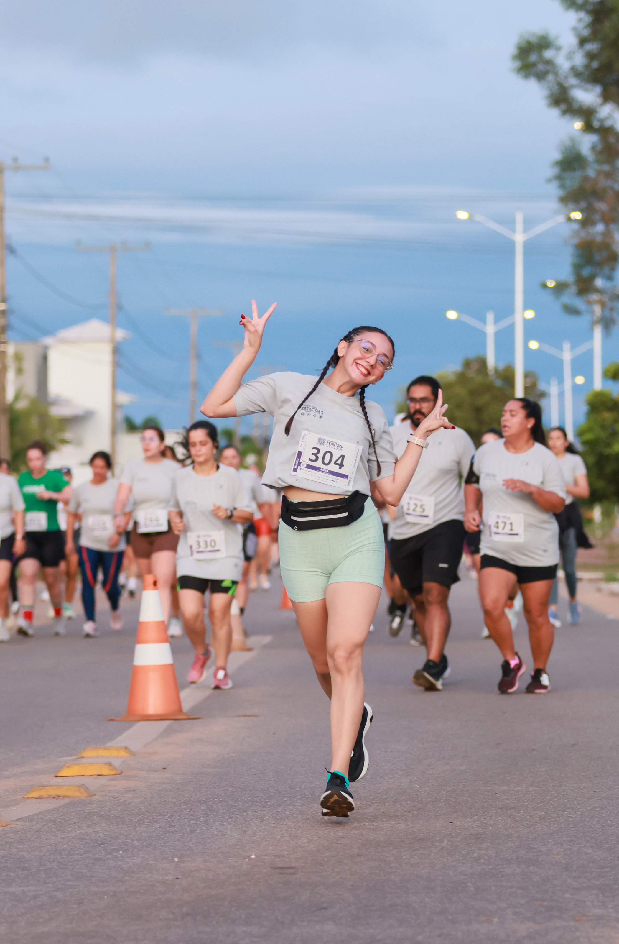 29/03/2025 - Fundação Municipal de Esportes e Lazer apoia a Corrida das Estações (Outono).Local: Praia da Graciosa, Palmas - TOFoto: Júnior Suzuki