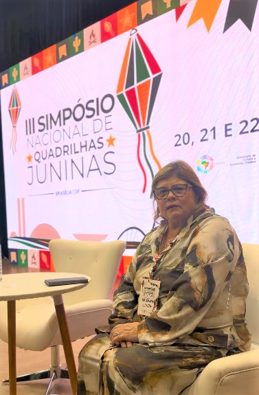 Presidente da FCP ministra palestra sobre o movimento junino como economia criativa em evento nacional