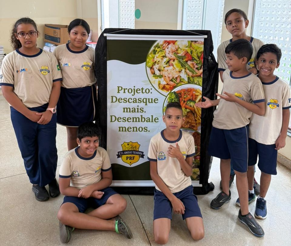 Projeto ‘Descasque mais, desembale menos’ incentiva alimentação saudável por alunos da ETI Anísio Teixeira