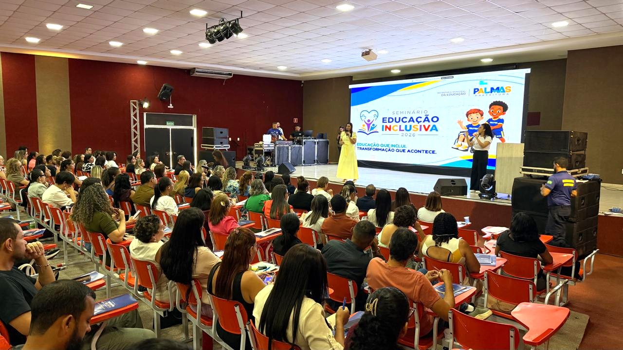 Seminário de Educação Inclusiva fortalece formação de profissionais e práticas pedagógicas em Palmas