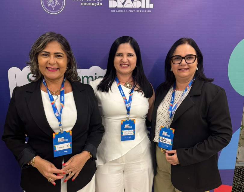Representando o Tocantins, também participam do encontro Francinete Ribeiro (Seduc) e Leicijane Barros (Undime) - Divulgação