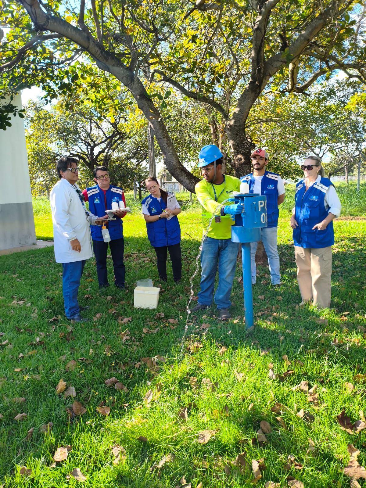  Qualidade da água fornecida pela concessionária é aferida em vários pontos - Foto: ARP/Divulgação