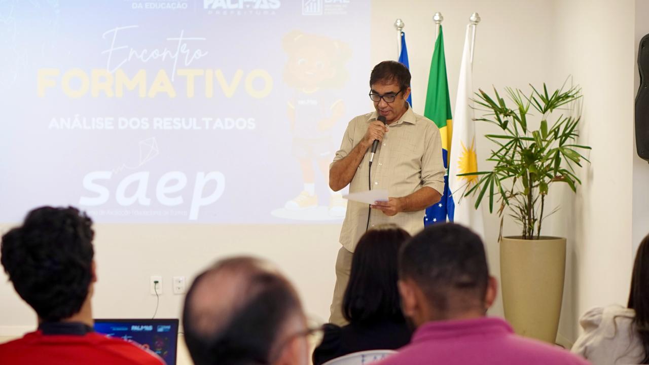 Superintendente Joneidson Marinho destacou que a formação estratégica possibilita aos participantes a compreensão dos avanços trazidos pela nova matriz de avaliação do Saep - Foto: Pedro Barbosa