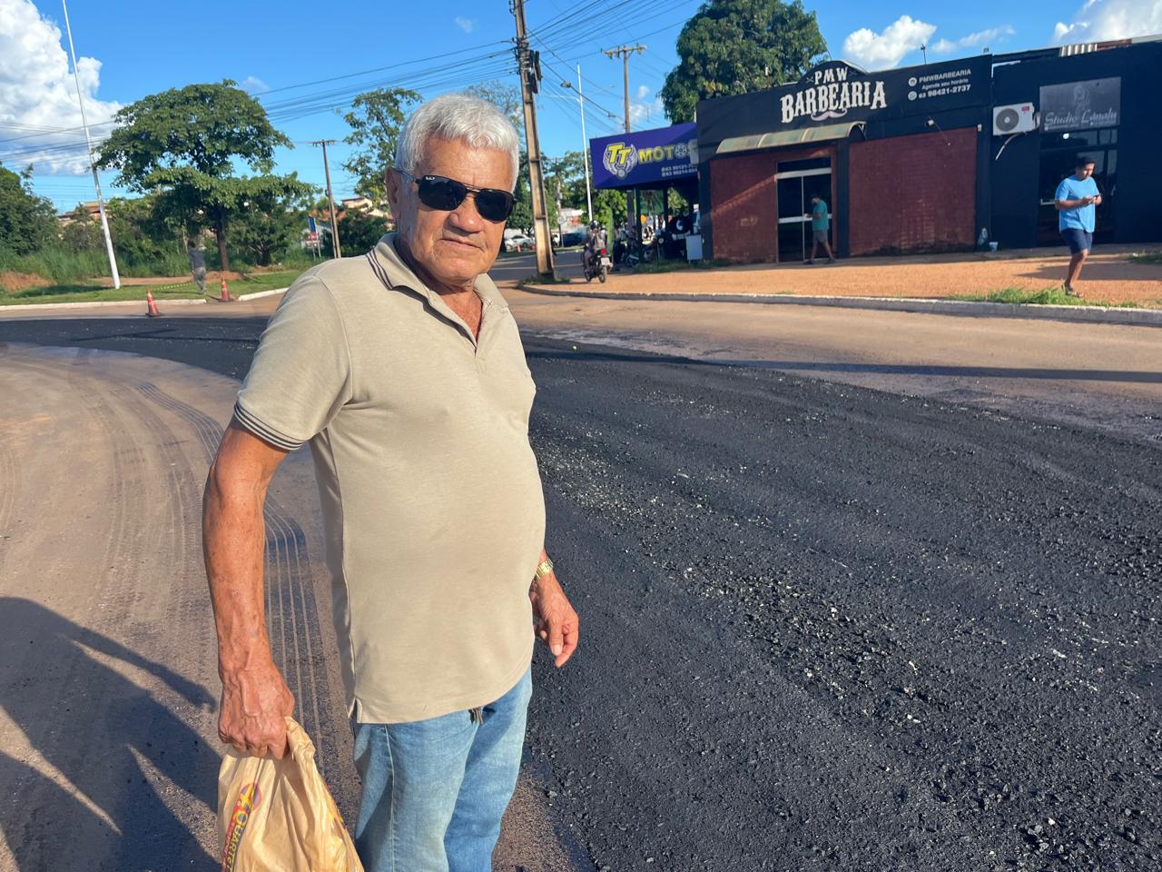 Morador da região das Arnos desde 1992, José Orlando Braga Rocha Filho destacou a importância da obra - Foto: Divulgação Infraestrutura 