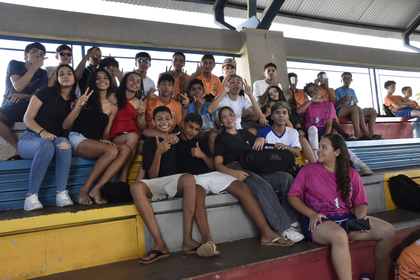 Jogos movimentaram a quadra da Escola de Tempo Integral Elizângela Glória - Foto: José Neto (Maradona)