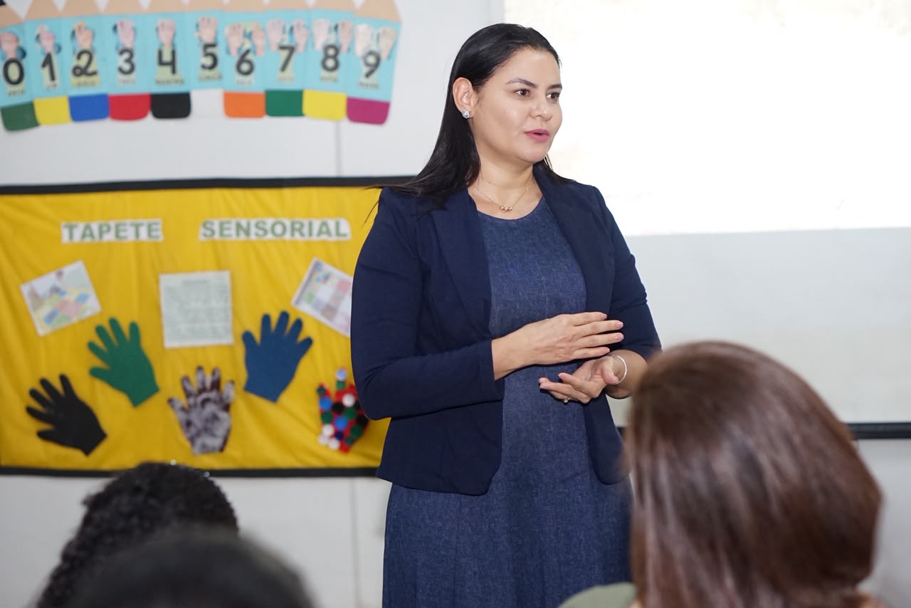 Secretária de Educação de Palmas, Anice Moura, destacou a importância de momentos como esse para fortalecer os vínculos entre escola e família