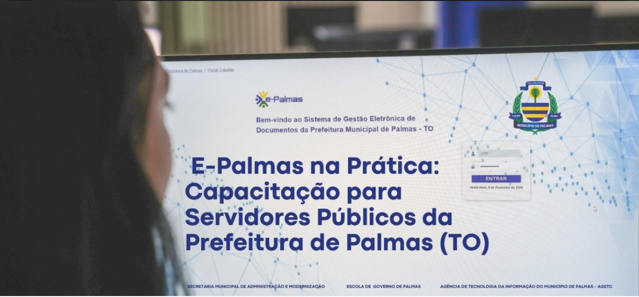  objetivo é capacitar, inicialmente, 280 servidores da Prefeitura de Palmas