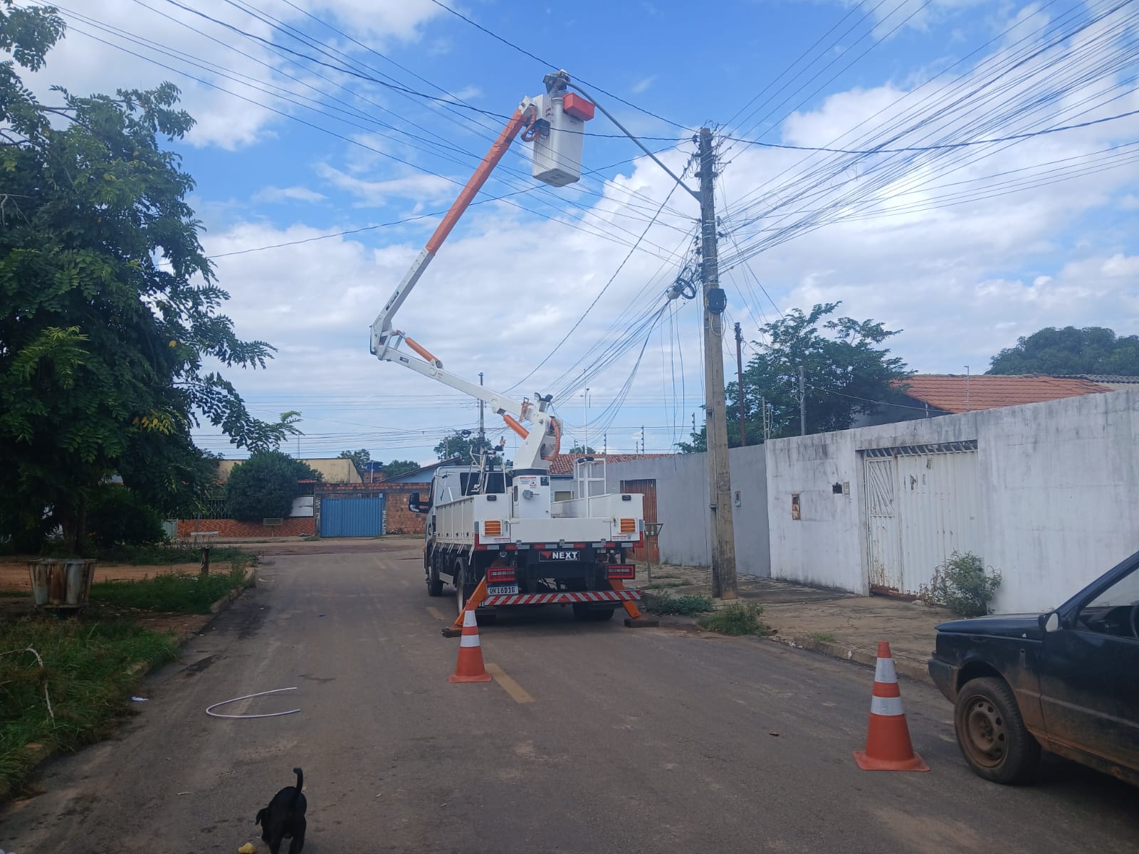 Cidade está recebendo luminárias mais eficientes e modernas 