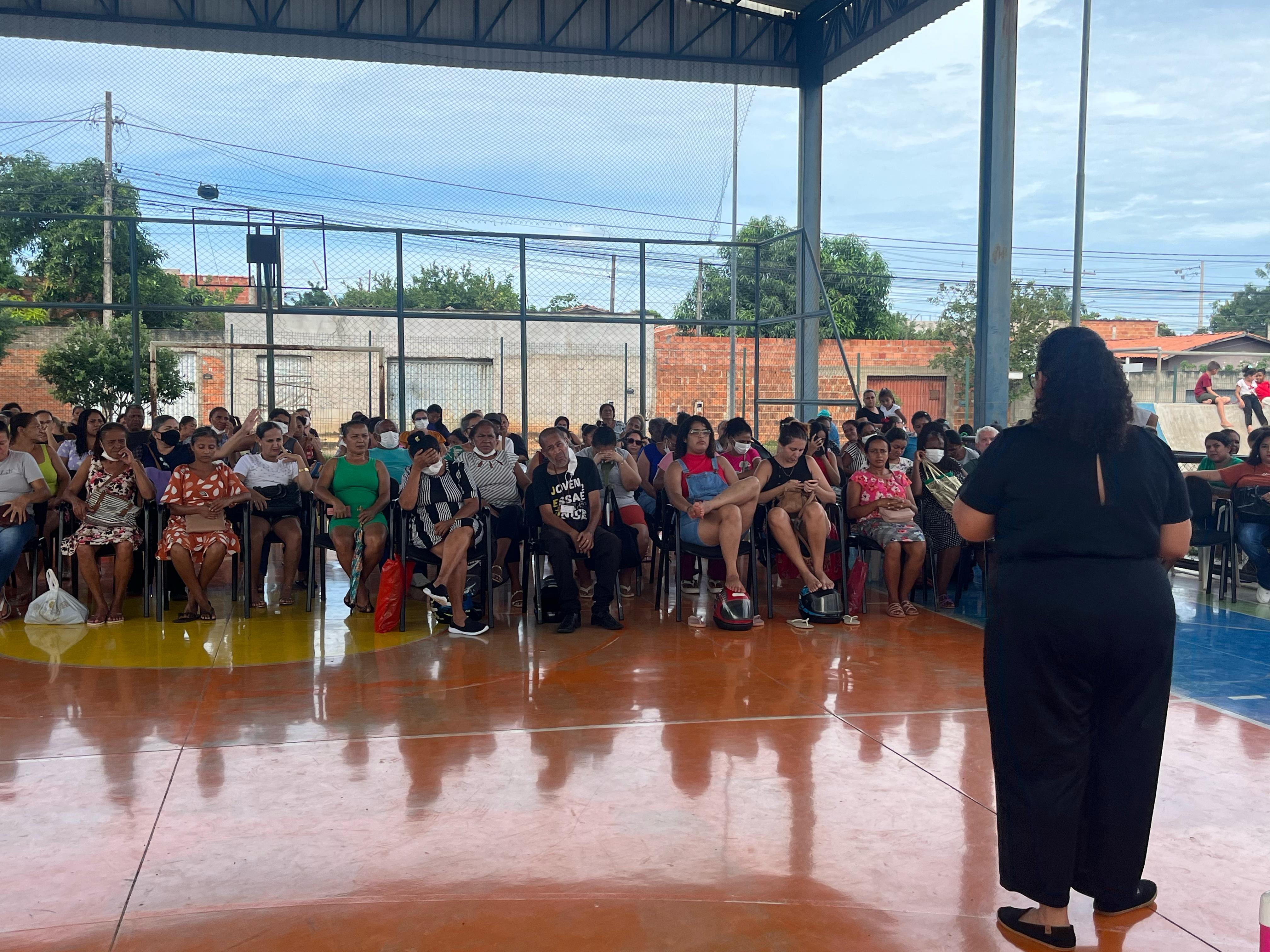 Encontro no Centro de Referência de Assistência Social (Cras) Krahô nesta quarta-feira, 12