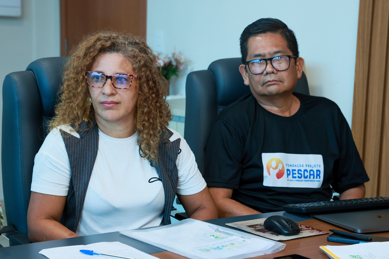 Severiana Rodrigues da Silva, presidente, e Jorge Issao Zensque, vice-presidente, eleitos para o  Biênio 2025/2027 do Conselho Municipal de Assistência Social (CMAS)