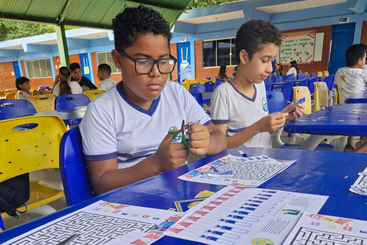 Alunos terão a oportunidade de participar de diversas atividades matemáticas, como jogos, desafios e enigmas, e de apresentar à comunidade escolar os jogos que produziram