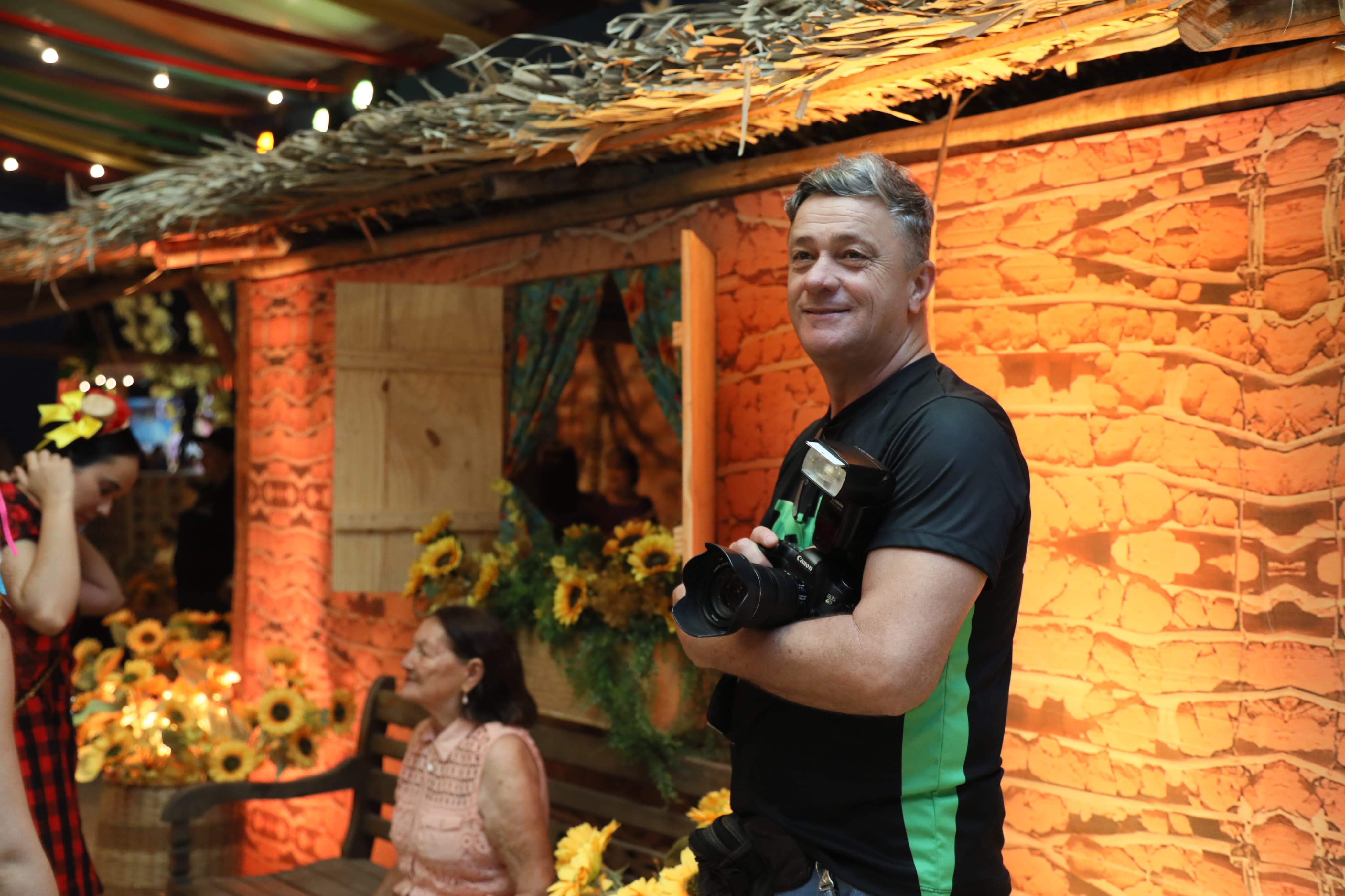 Márcio Vieira é fotógrafo e aproveitou todos os detalhes para oferecer seu trabalho