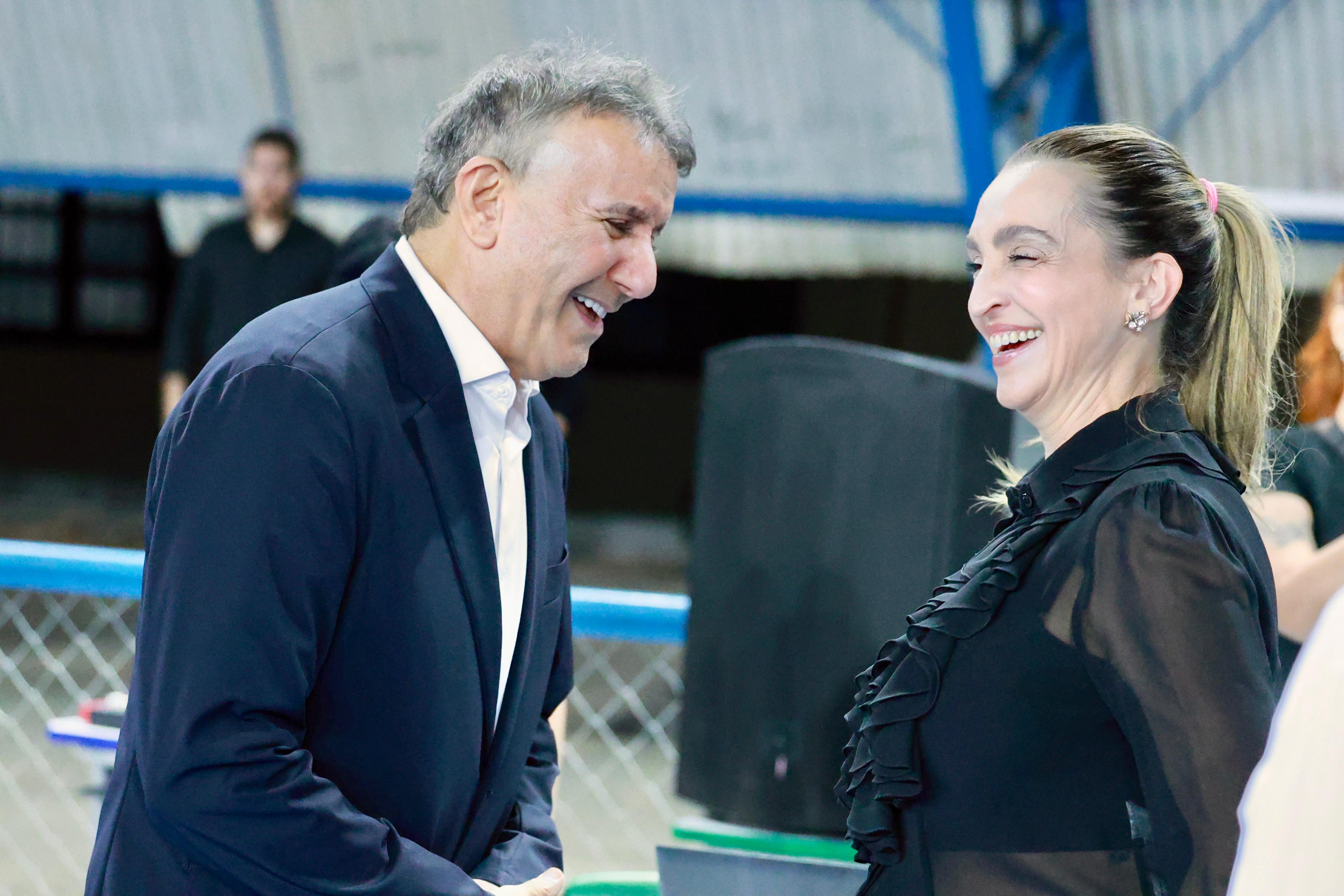 Prefeito de Palmas, Eduardo Siqueira Campos e promotora Jacqueline Orofino