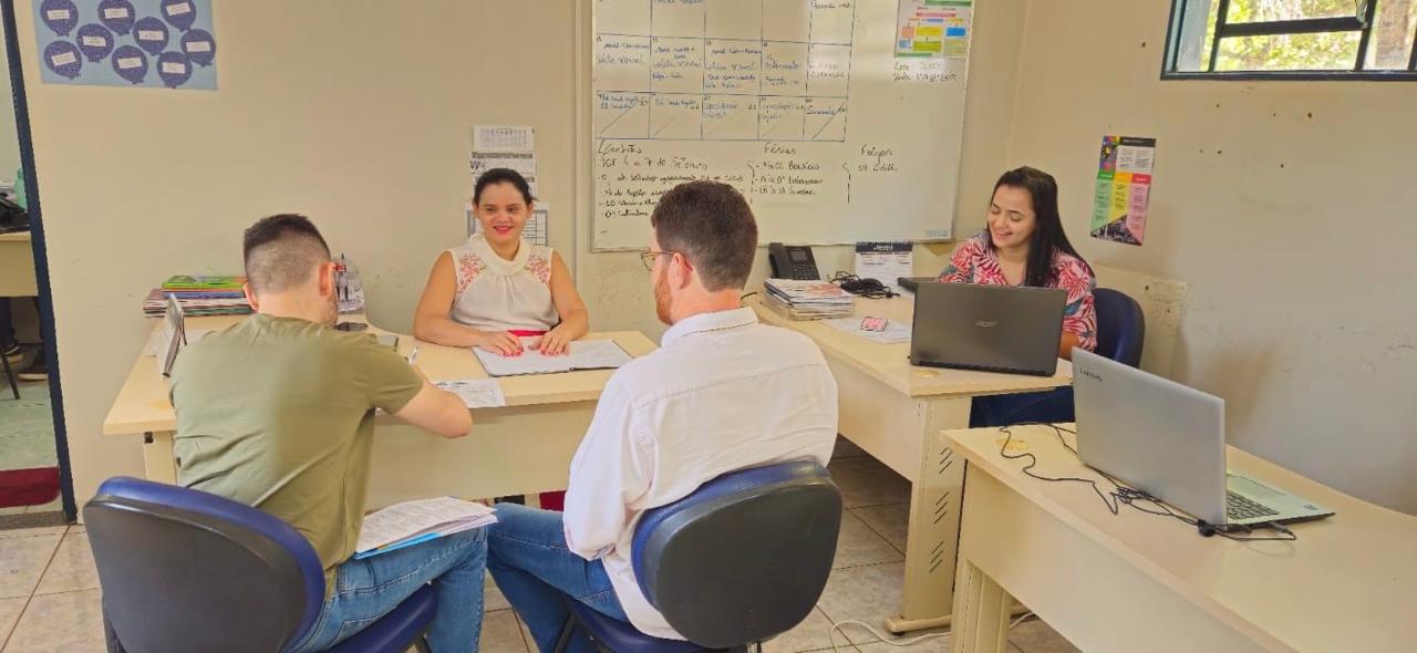 Equipe da Semus recebe técnicos da FMA para tratar de ICMS Ecológico
