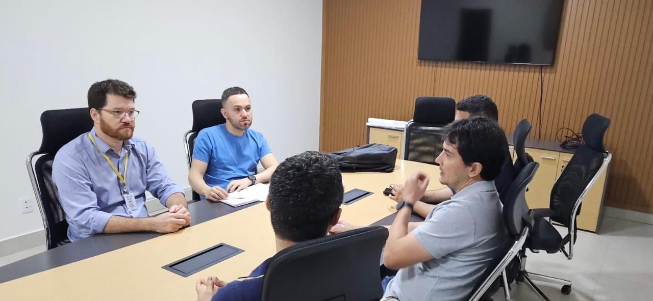 Equipe da secretaria municipal de Infraestrutura recebe Diretoria de Gestão Ambiental da FMA
