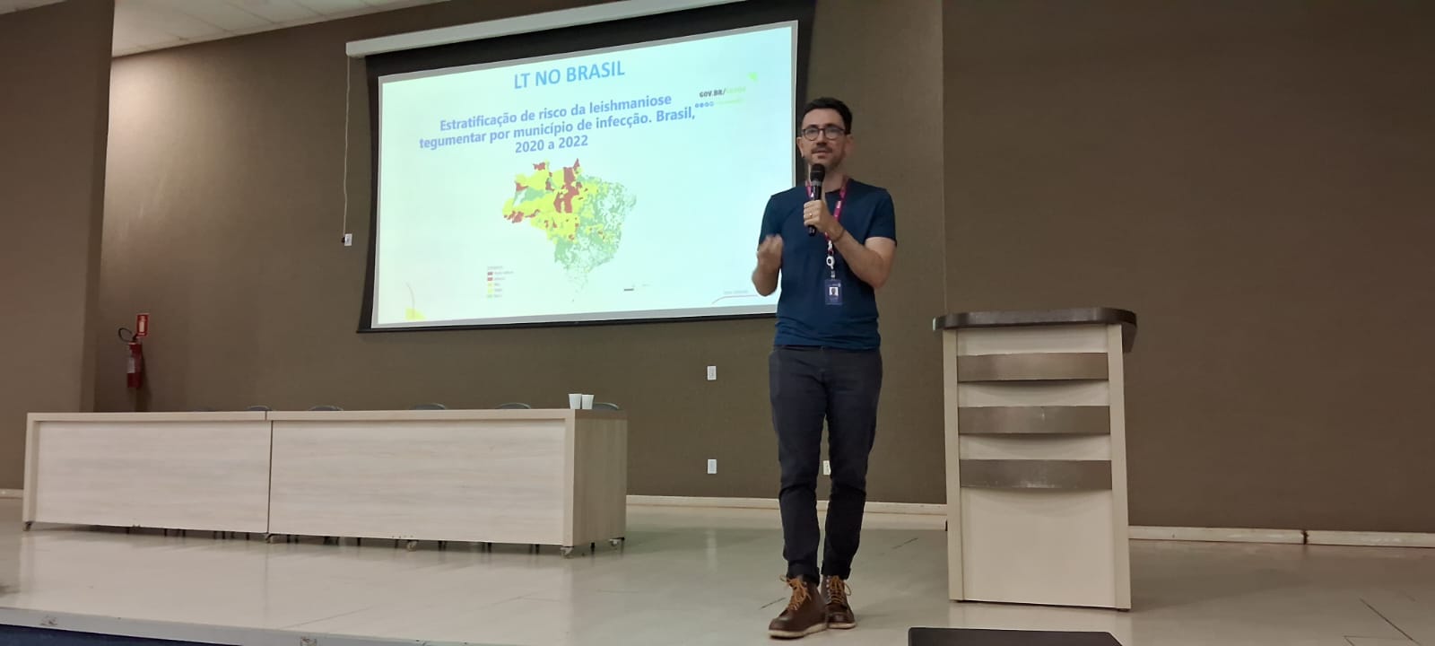 Júlio Bigeli  representando a Secretaria Estadual de Saúde do Tocantins (SES-TO) - Foto: Júnior Suzuki