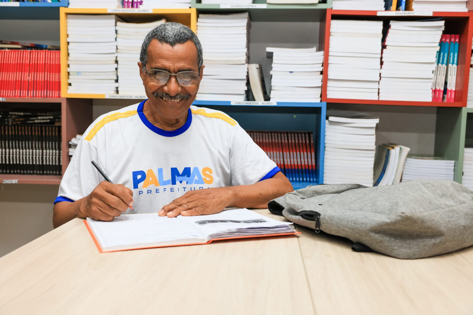 Abidias afirmou que pretende concluir a alfabetização na EJA para conseguir outro sonho, obter a Carteira Nacional de Habilitação