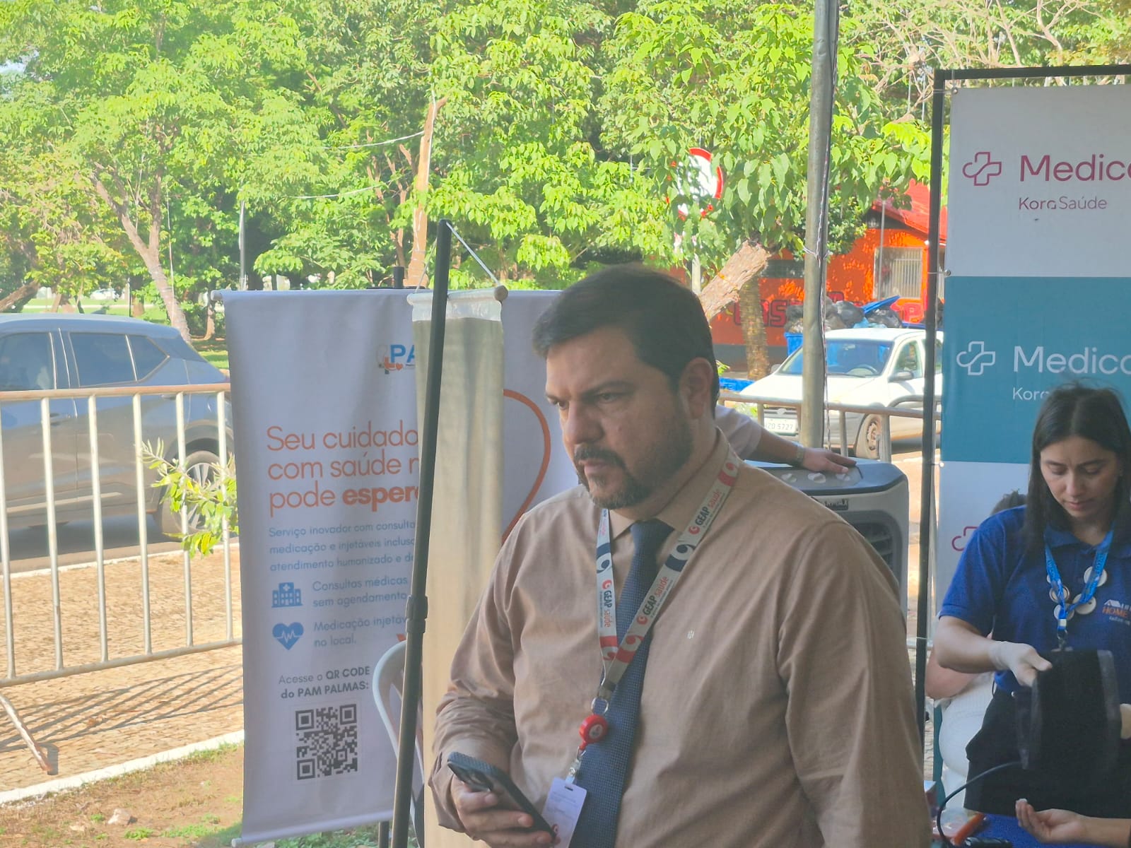 Gerente estadual da Geap, Jean Luiz Coutinho Santos