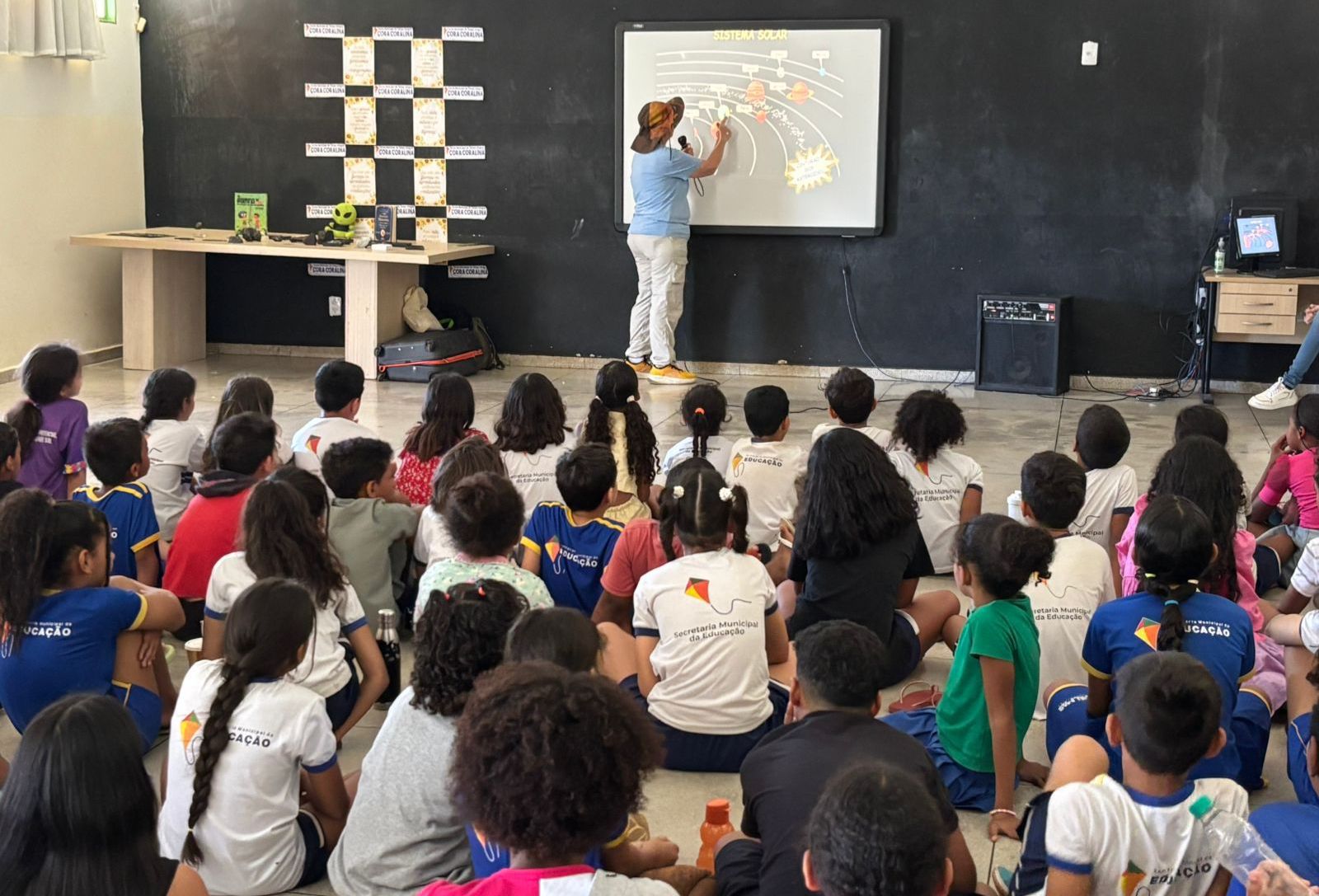 Projeto leva ciência espacial a estudantes da ETI Cora Coralina