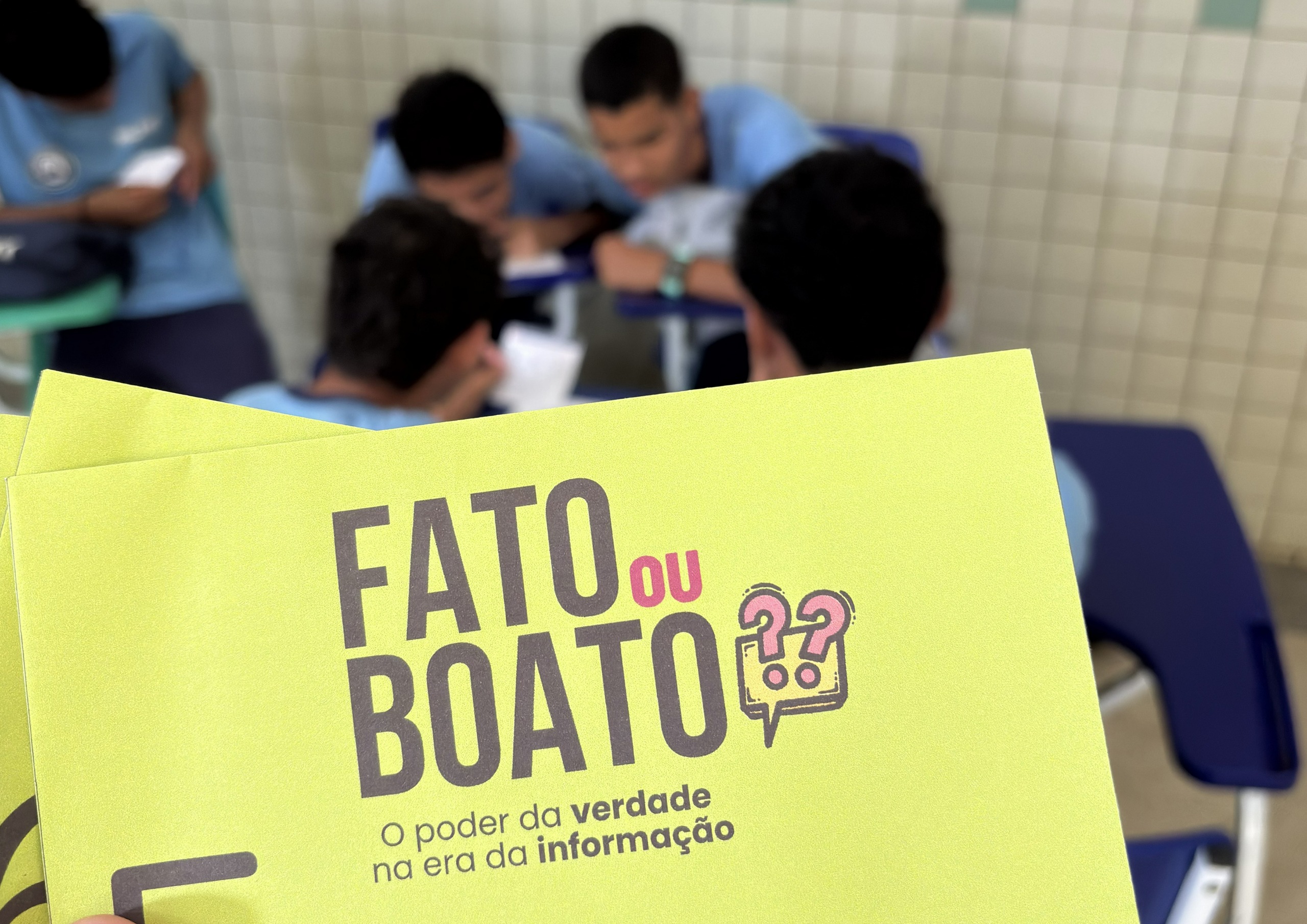 ETI Eurídice de Mello desenvolve projeto sobre fake news e cidadania digital