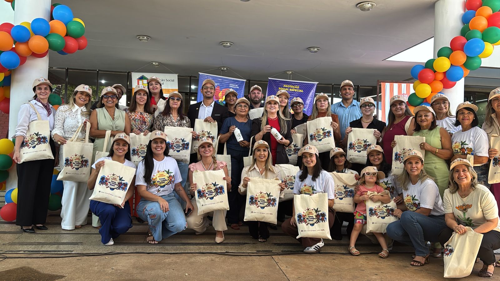 Prefeitura de Palmas participa do lançamento da campanha Verão Protegido: 'Criança Não Trabalha, Brinca!'