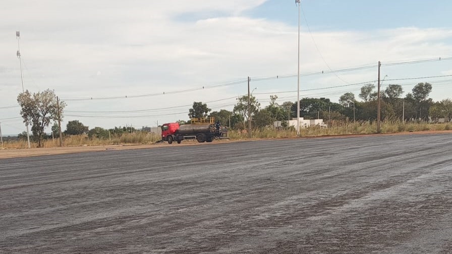 Estacionamento do Estádio Domingos Santos é ampliado para melhor acomodar estrutura do Arraiá da Capital
