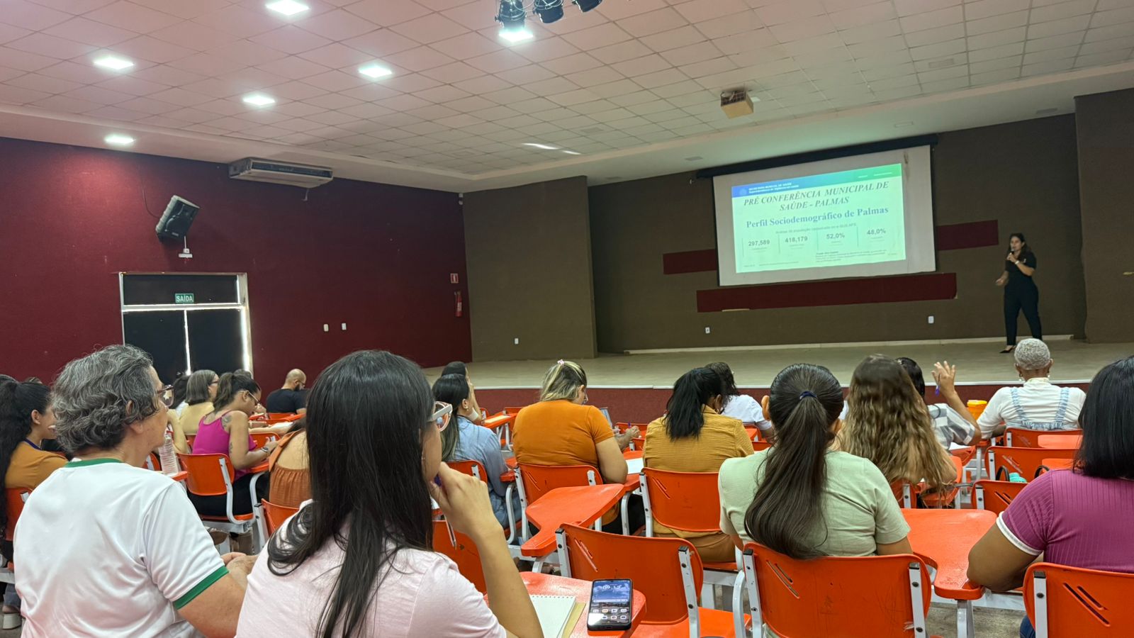 Pré-Conferência de Saúde reúne moradores da região sul de Palmas para debater propostas para o SUS