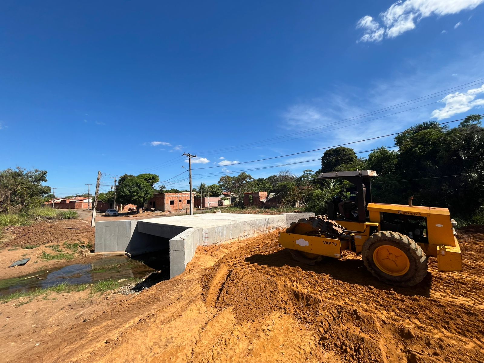 Obras das novas pontes do Morada do Sol entram na reta final com execução dos aterros de acesso