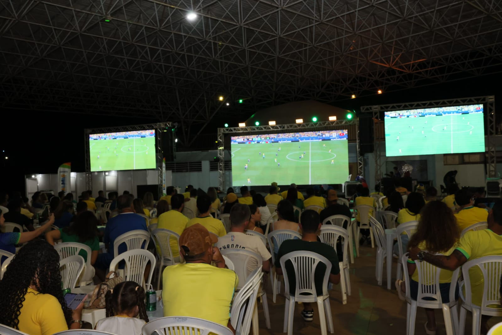 Palmenses poderão acompanhar partida entre Brasil e Japão no Espaço Cultural e no CEU das Artes