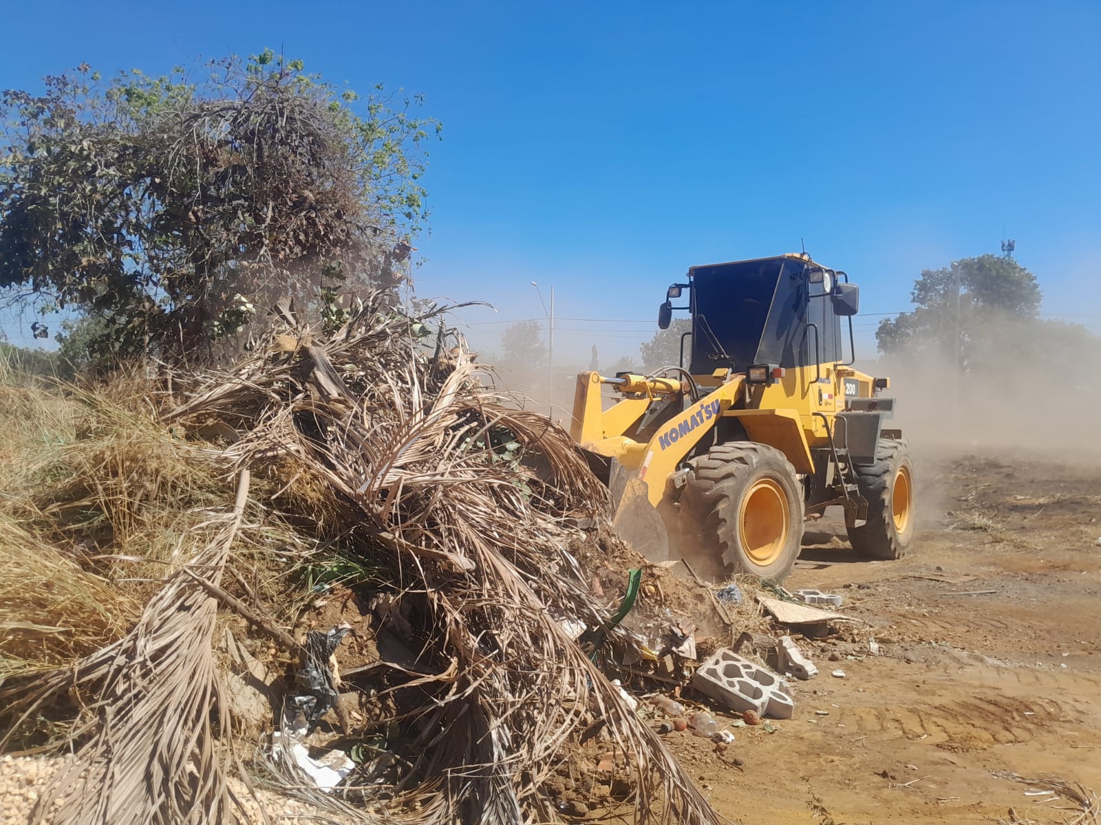 Prefeitura de Palmas recolhe mais de mil toneladas de entulho em apenas três dias