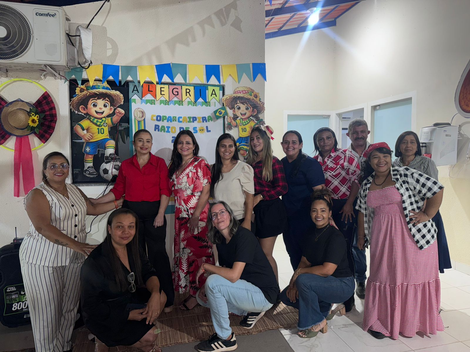 Arraiá da Casa Abrigo Raio de Sol leva alegria e integração para os acolhidos com o tema Copa Caipira