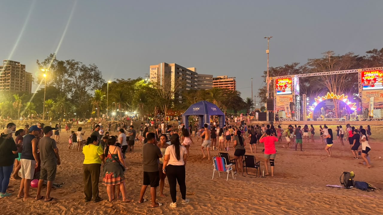Palmas Férias 2026 encerra temporada com programação para toda a família nas praias da Capital