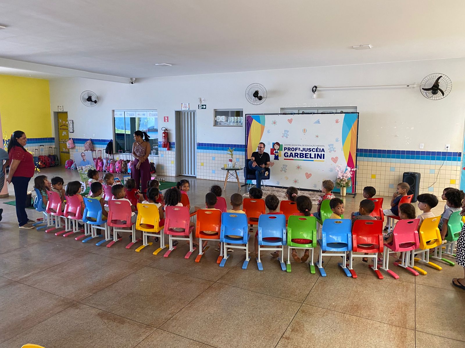 Literatura e Cerrado se encontram em tarde cultural no Cmei Juscéia Garbelini