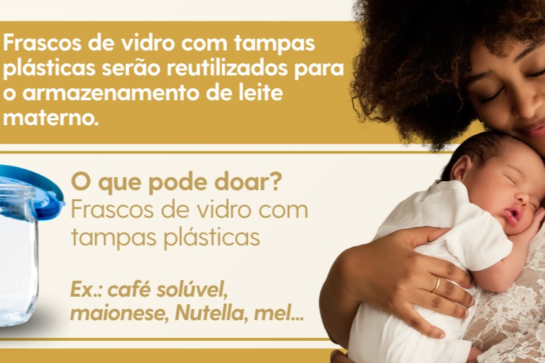 Fundação Municipal de Meio Ambiente de Palmas estende campanha de arrecadação de frascos de vidro para leite materno