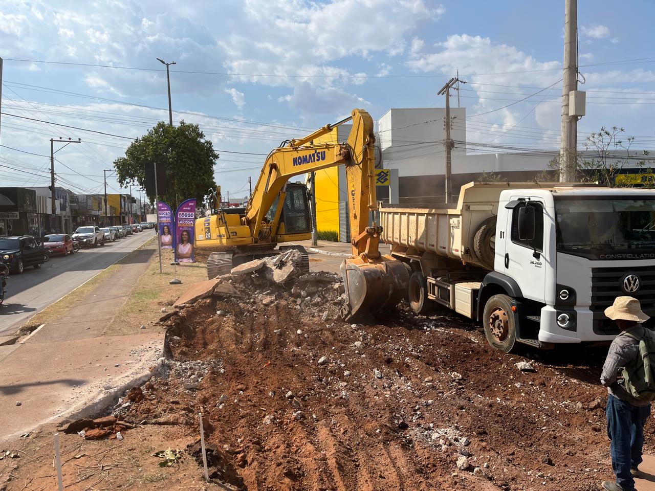 Requalificação da Avenida Tocantins amplia faixa de circulação em novo trecho