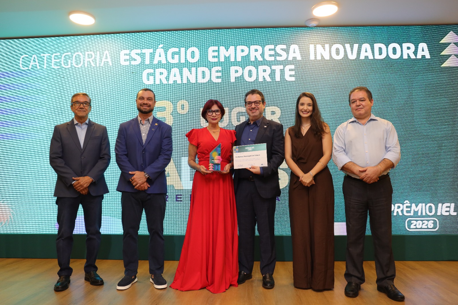Prefeitura de Palmas conquista prêmio no IEL Estágio 2026 na categoria Grande Porte