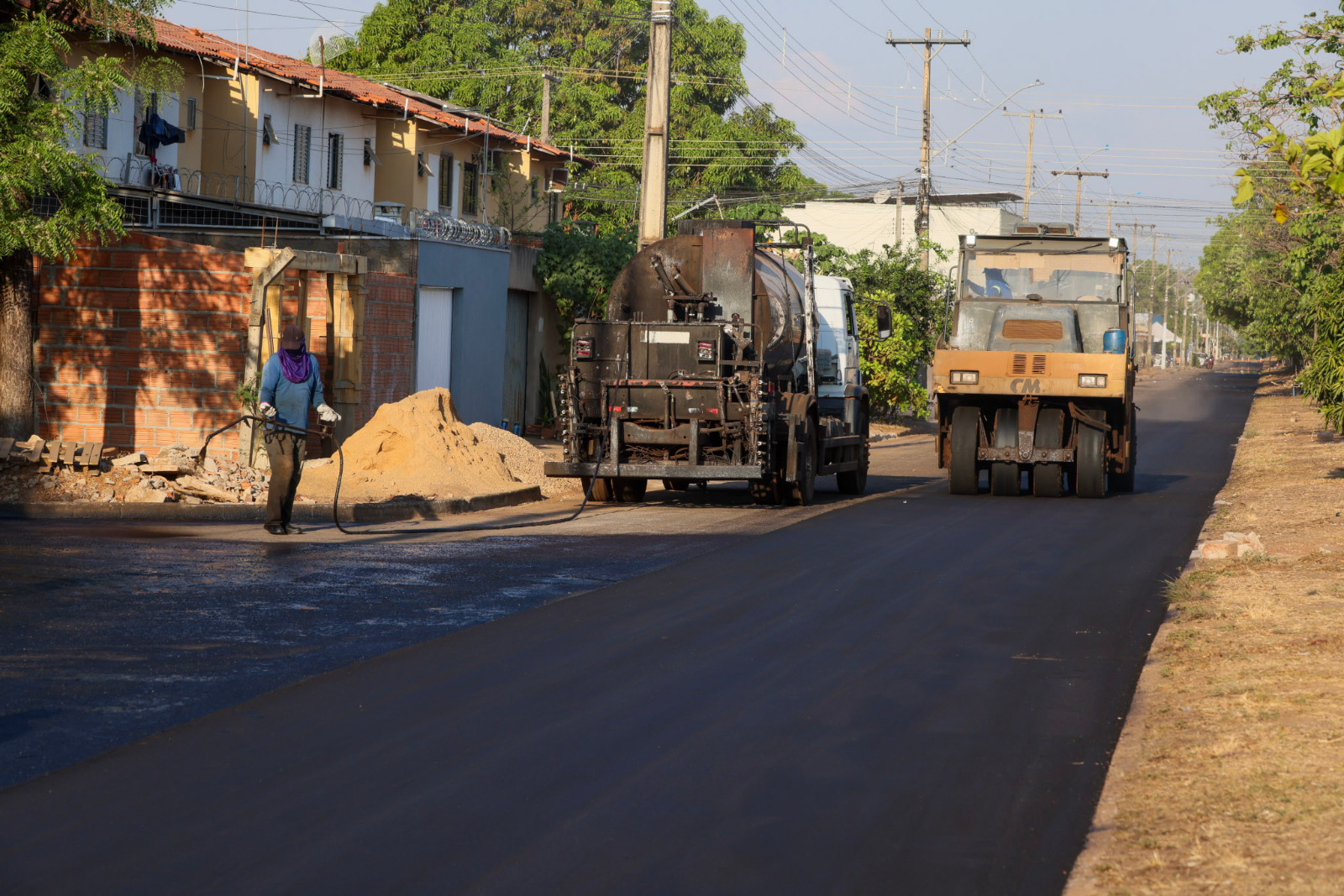 Prefeitura de Palmas mantém cronograma de recapeamento asfáltico na região sul da cidade