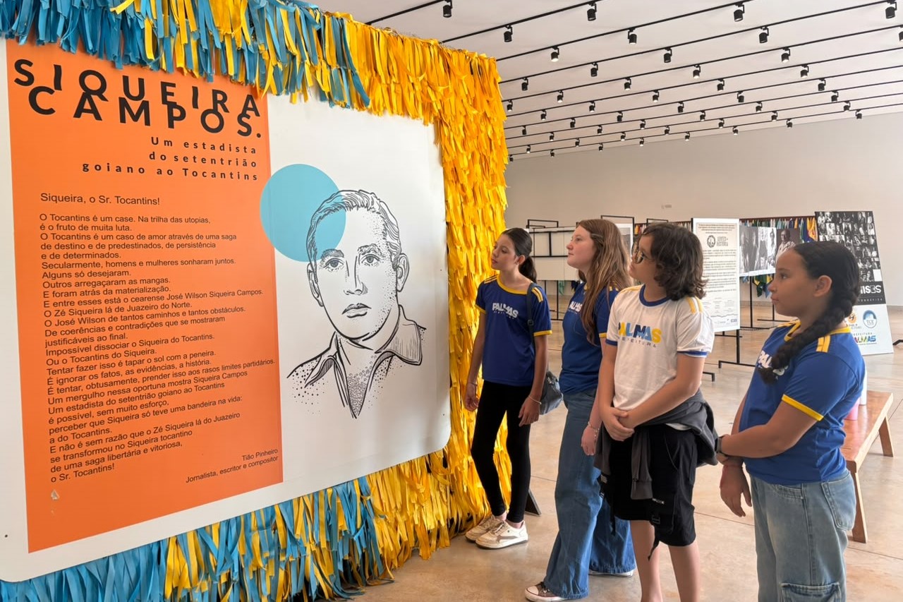 Alunos da Escola Municipal Henrique Talone fazem imersão cultural no Museu Histórico do Tocantins - Palacinho
