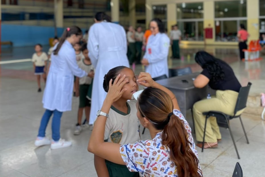 Em Palmas, alunos da ETI Caroline Campelo recebem ações de saúde e bem-estar