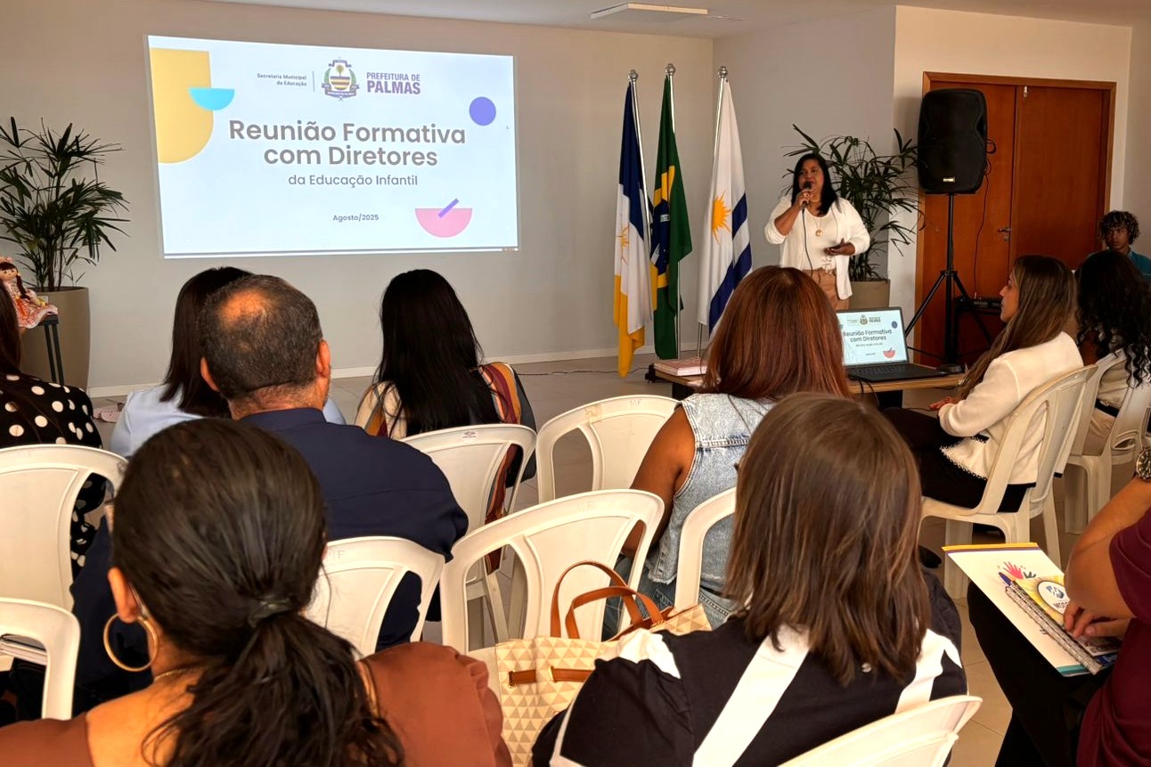 Prefeitura promove encontro formativo com diretores da Educação Infantil de Palmas