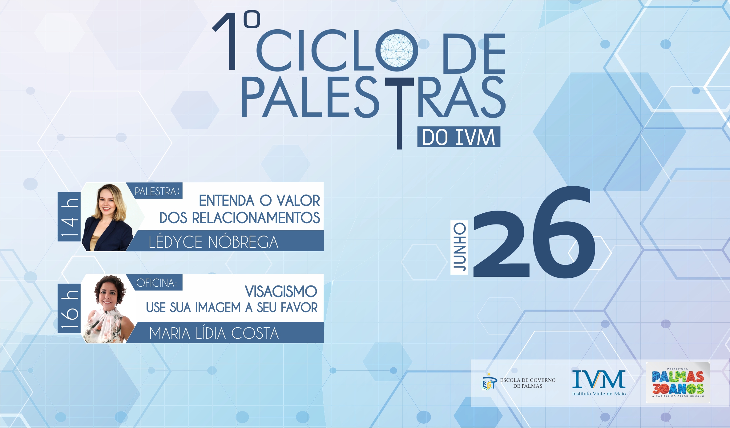 IVM continua programação nesta quarta, 26, com palestra sobre relacionamentos e oficina de visagismo