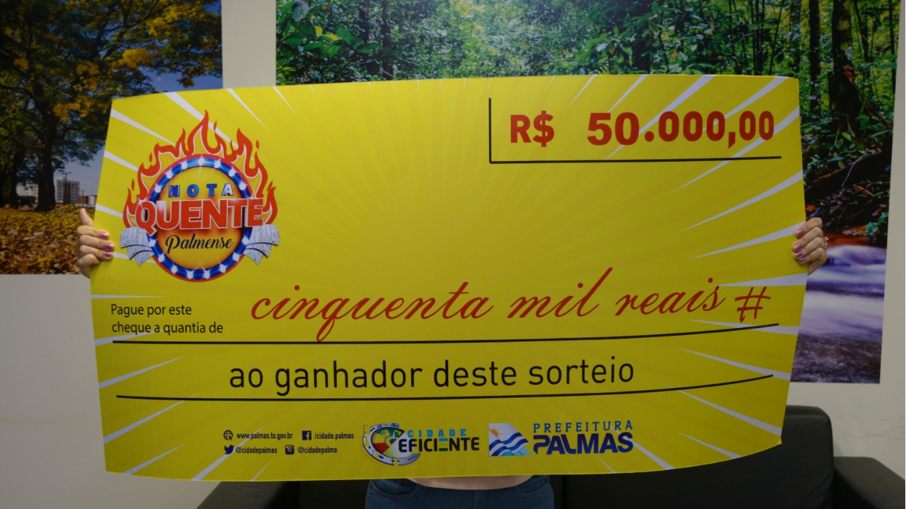 Nota Quente paga mais um prêmio semestral de R$ 50 mil