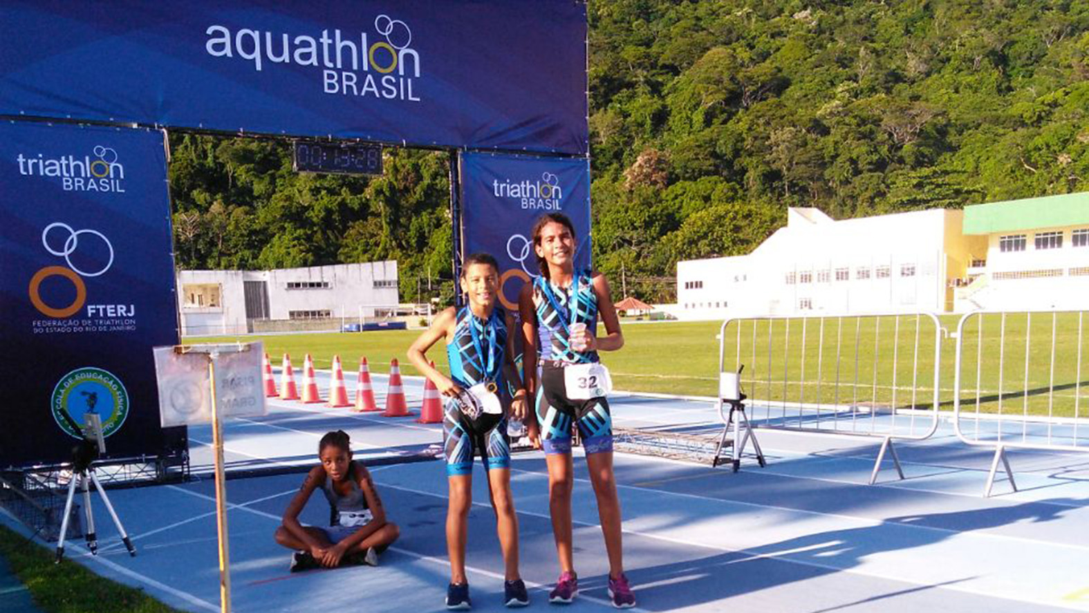 Alunos de escola municipal de Palmas faturam  Campeonato Brasileiro de Aquathlon, no Rio de Janeiro
