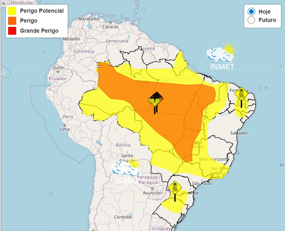 Defesa Civil de Palmas alerta para final de semana chuvoso, com risco de tempestades