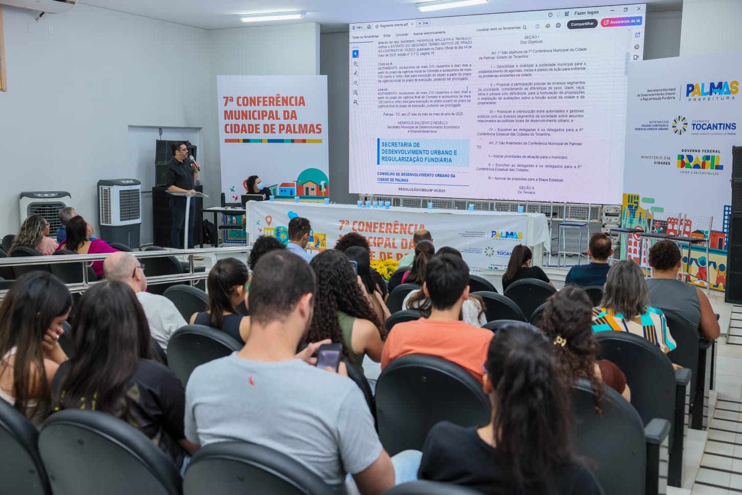 Delegados eleitos na 7ª Conferência Municipal das Cidades representarão Palmas na etapa estadual